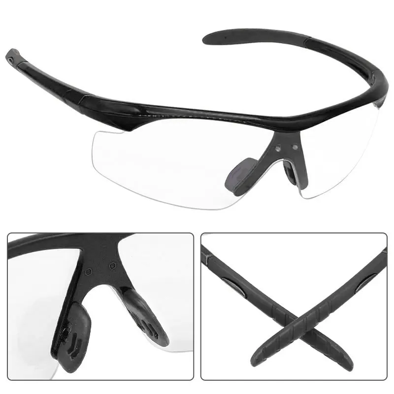 Magnifying Glass Accessories Glasses for Dental Loupe Glasses with Screw Holes for Dental Loupe Light Lamp