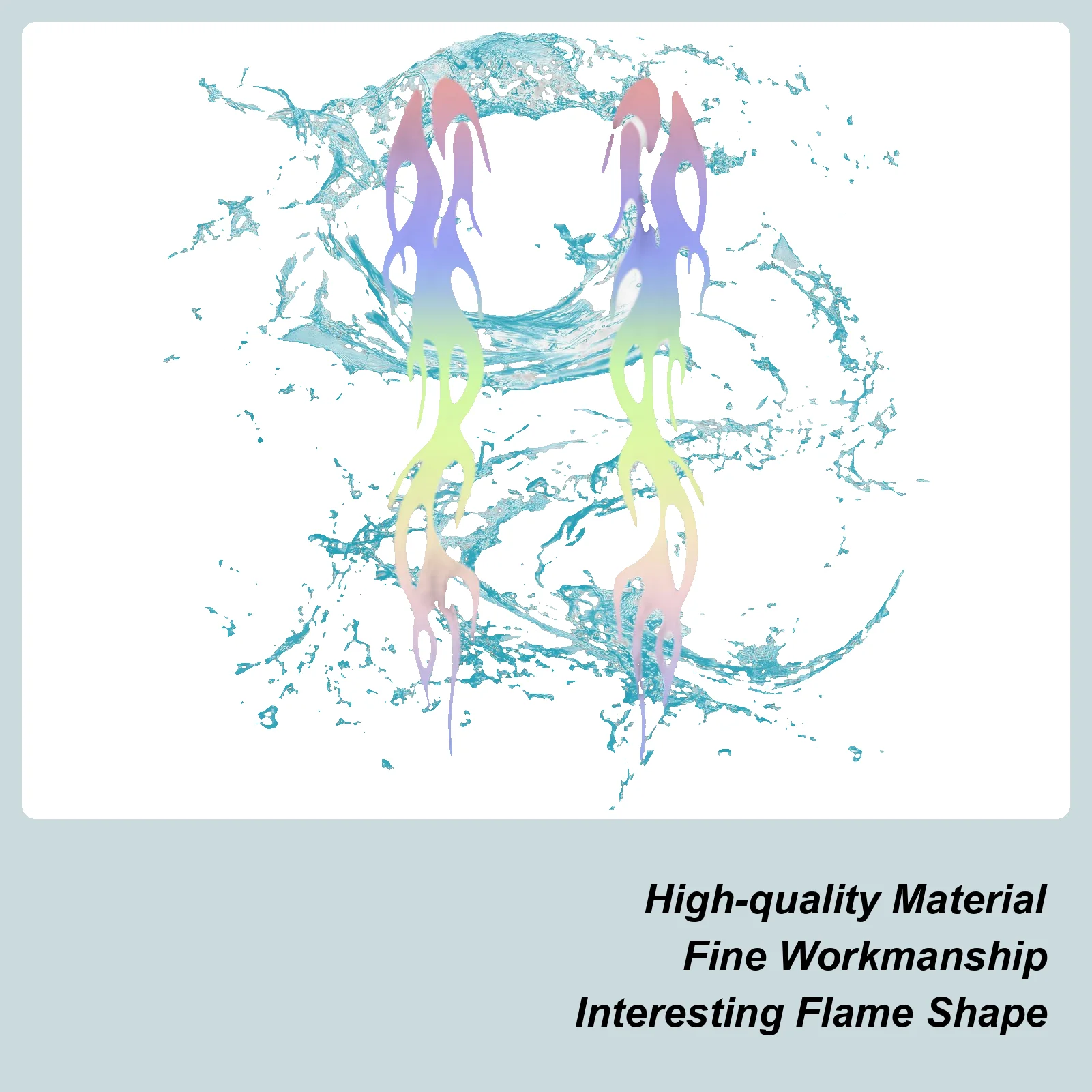 

Motorcycle Flame Stickers Waterproof Colorful Fire Strip Car Decal Reflective Flame Sticker Self-Adhesive Vinyl Flame Decals