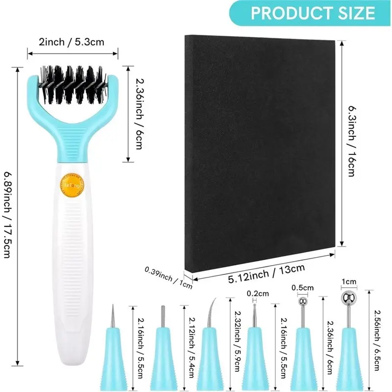 15PCS Craft Vinyl Weeding Tools Set,Weeding Tool Kit Perfect For Vinyl, Paper, Iron-On Projects, And More.
