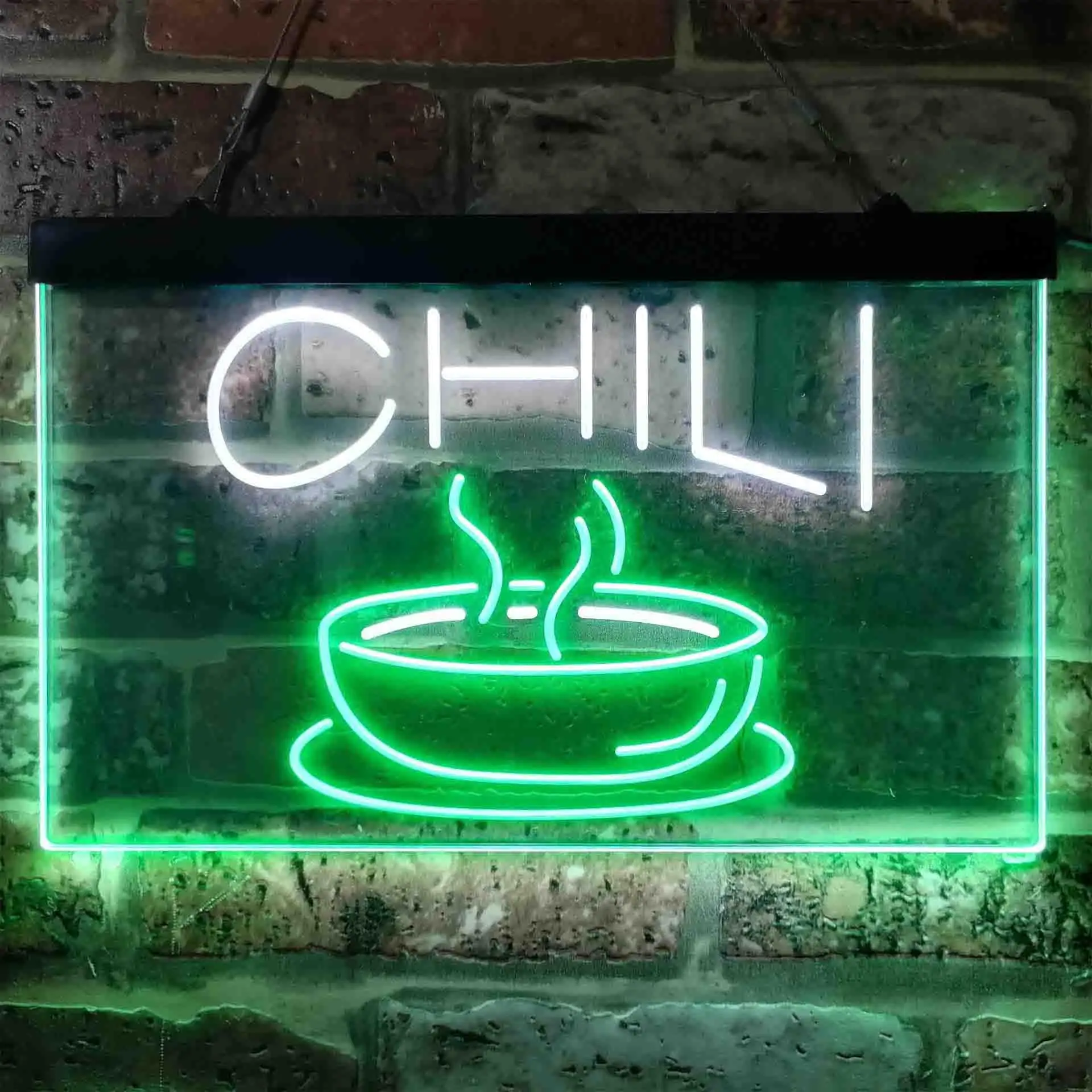 CHILI. Hot Drink Dual Color Led Neon Sign st6-i3821