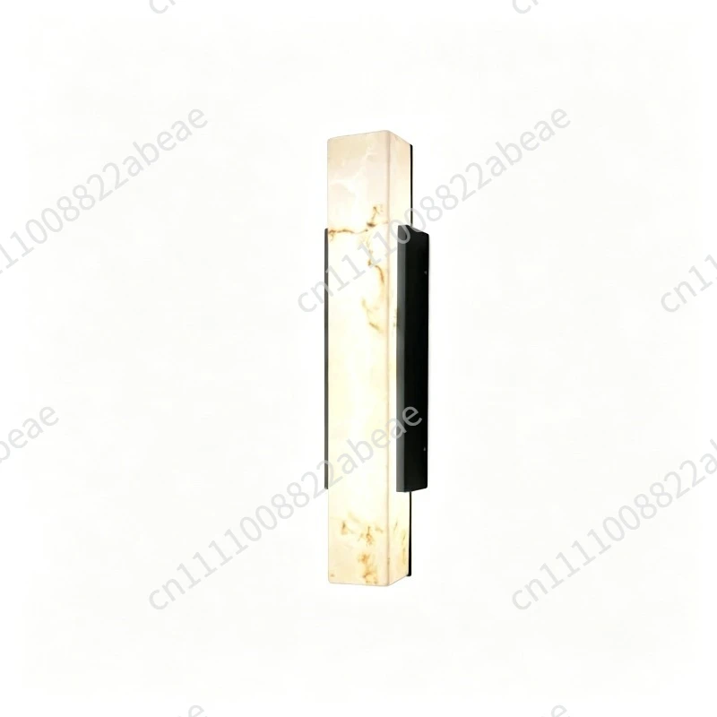 Modern Minimalist Wall Lamp Outdoor Waterproof IP65 Lmitated Marble LED Wall Light Stainless Steel Porch Lamp For Street Adorn