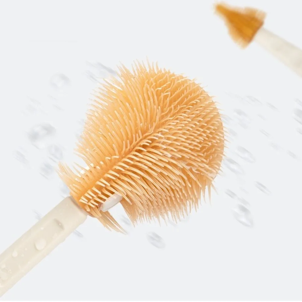 Long Handle Baby Bottle Brush Kit with Box 360 Degree Rotation Baby Bottle Cleaner Brush Washing Tool Set Multipurpose