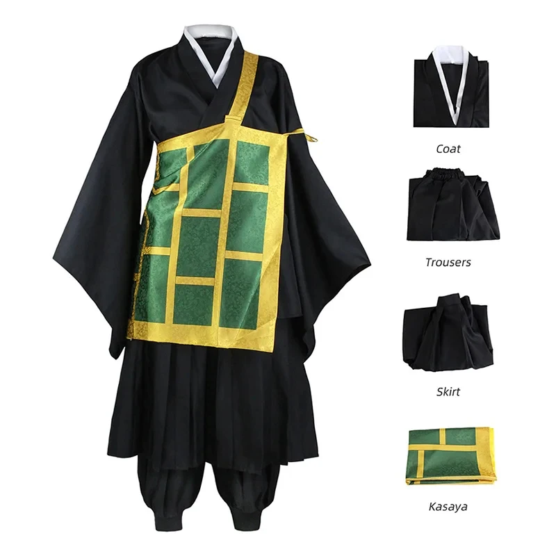 

♥Halloween Cosplay Costume Anime Jujutsu Kaisen Suguru Geto School Uniform Black Blue Clothes s AdultNew 2026 Topspeed Cos