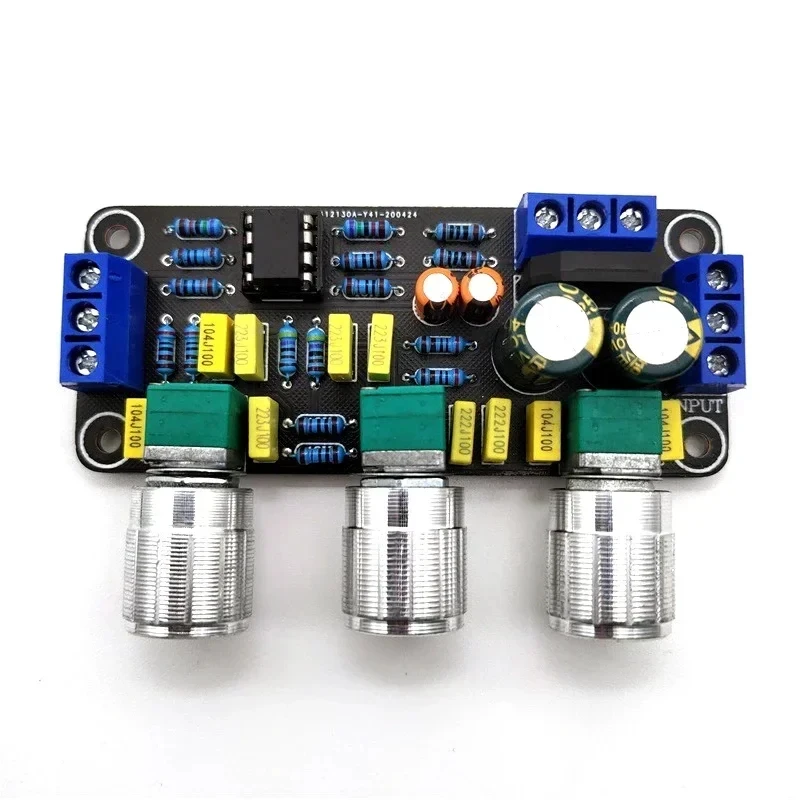 NE5532 Mini Pre Amplifier Audio Tone Board HIFI Home Theater Music Amplifier 2.0 Tuning Preamp Board