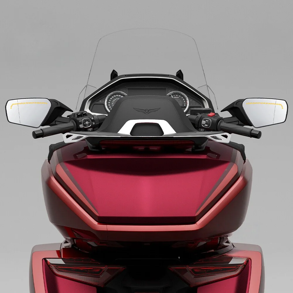 For Honda Gold Wing GL1800 Tour DCT Airbag 2018-2025 Goldwing 1800 Rearview Mirror Motorcycle Extended Mirrors With Turn Signals