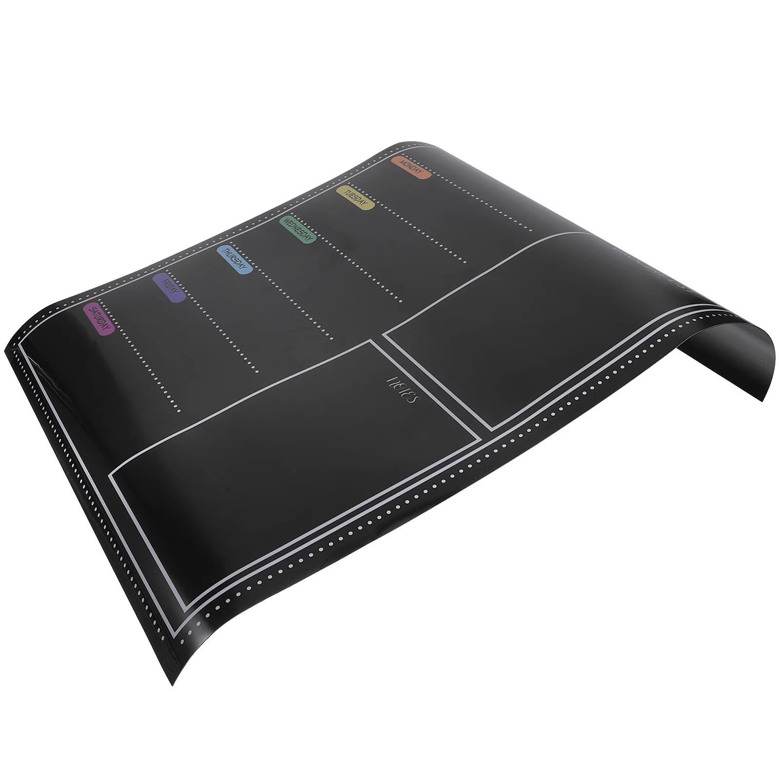 لوحة قائمة مغناطيسية للثلاجة، مسح جاف، مخطط الوجبات الأسبوعي، منظم المطبخ، لوحة كتابة مغناطيسية للثلاجة #3