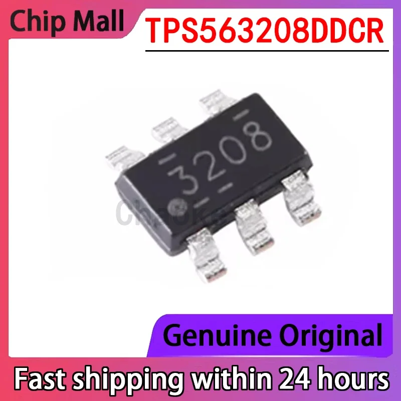 5PCS TPS563208DDCR SOT23-6 Silk Screen 3208 New DC Switch Voltage Regulator IC  in Stock