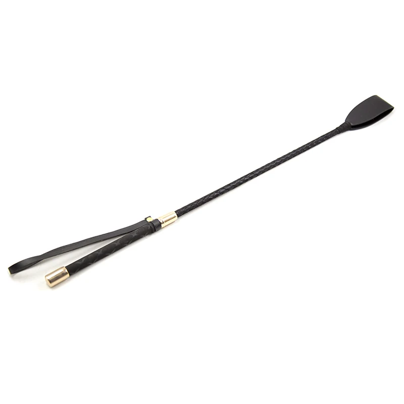 Frusta per cavalli in vera pelle da 58CM Premium Crop equestrrimanism paddle Riding Crop fruste per cavalli con cinturino da polso