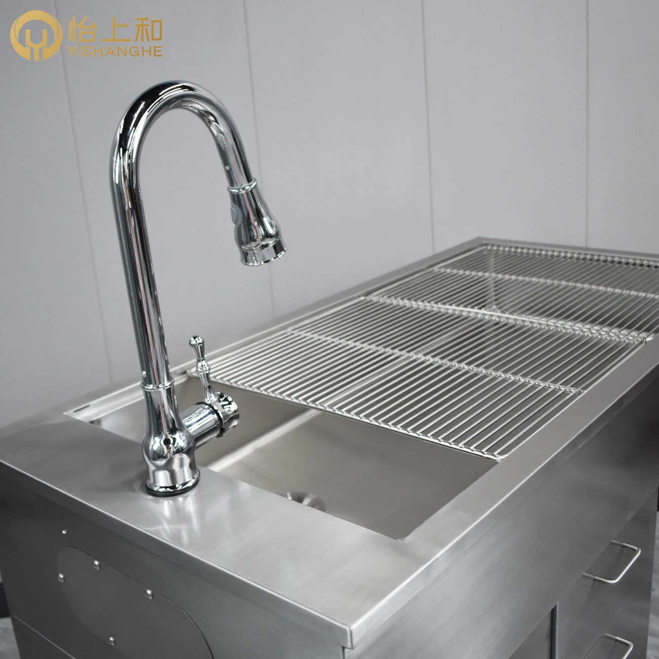 Multifunctional Veterinary Equipment, Veterinary Dentstry and Operating Table, Stainless Steel Animal Examination Table