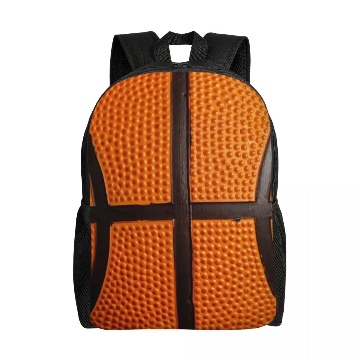 Mochila Padrão de Basquete para Homens e Mulheres, Mochila de Escola Impermeável, Mochila de Viagem, Mochila de Viagem