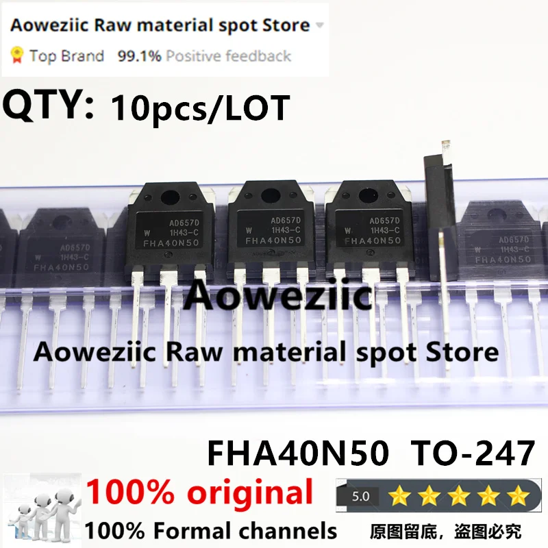 Aoweziic 100% جديد وأصلي FHA20N50 FHA20N60 FHA24N50 FHA28N50 FHA40N50 FHA50N50 20N50 20N60 24N50 28N50 40N50 50N50 TO-247