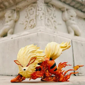 Arcanine Figur Pokemon Anime Figure Mini Action Figure Skala 1:20 Koleksi Patung Pvc 9cm Dekorasi Oranye Hadiah Mainan Anak-anak 12 arcanine penjualan terbaik - №