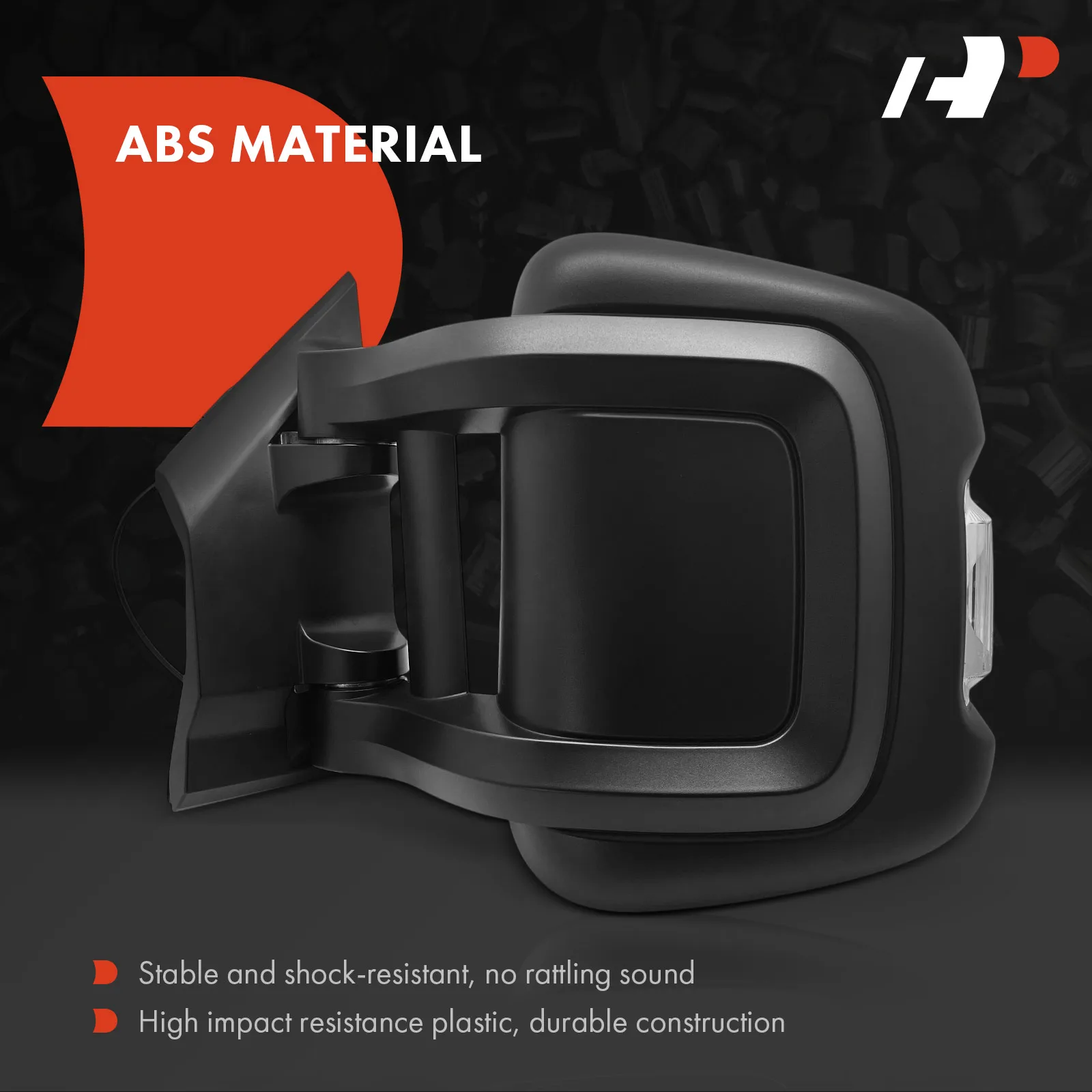 A-Premium Driver Side Power Door Mirror for Ram ProMaster 1500 ProMaster 2500 ProMaster 3500 2014-2024 Manual Folding Heated