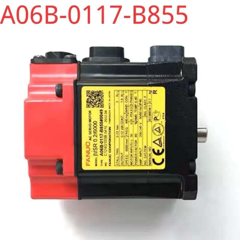 used A06B-0117-B855 # 0049 Fanuc LR Mate 200iD 5-6 axis motor detection OK