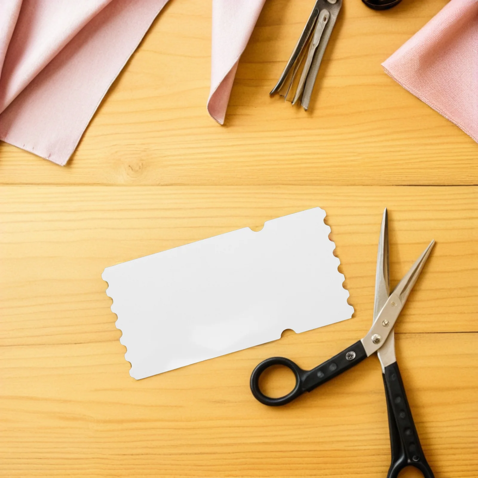 

8Pcs Sublimation Ticket Blanks Heat Resistant Pet Blank Admission Tickets 14x7 Cm Printable Craft Tags for DIY Wedding Concert