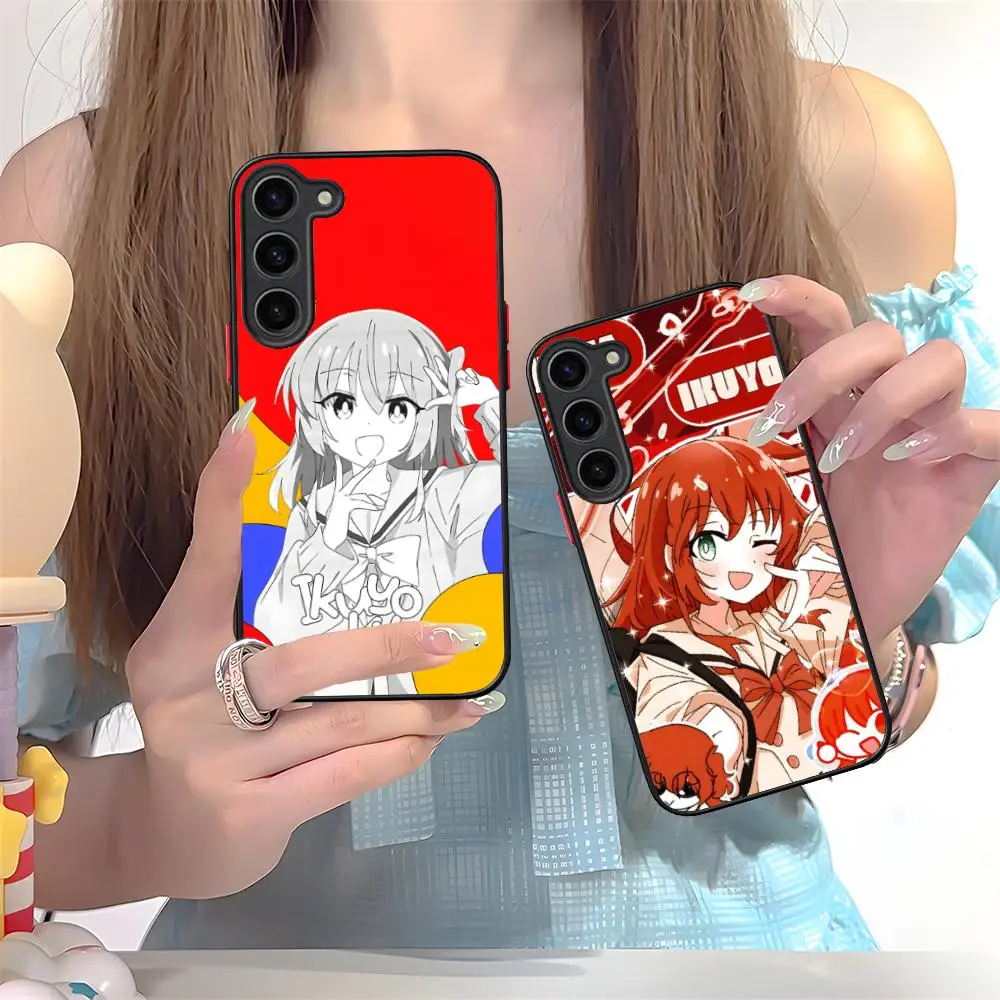 Bocchi Rock Ikuyo Kita Phone Case for Samsung Galaxy S25 S24 S23 S22 S21 Plus FE Ultra Colorful Silicone Cover Luxury Smartphone