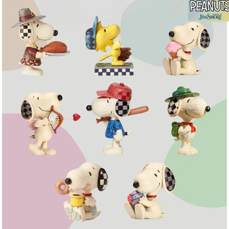 

Оригинальный гаражный комплект Disney, фигурка Снупи Jimshore Snoopy Snoopy 90 мм, аниме-фигурки, игрушки для мальчиков, подарочная модель, украшения