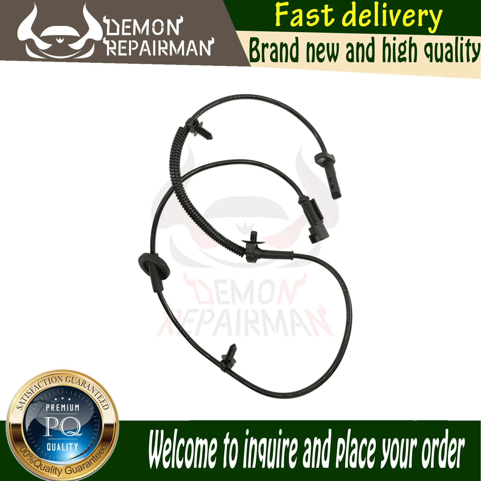 20883057 Front ABS Wheel Speed Sensor Compatible with Chevrolet Traverse Buick Enclave GMC Acadia Saturn Outlook 3.6L SU12720