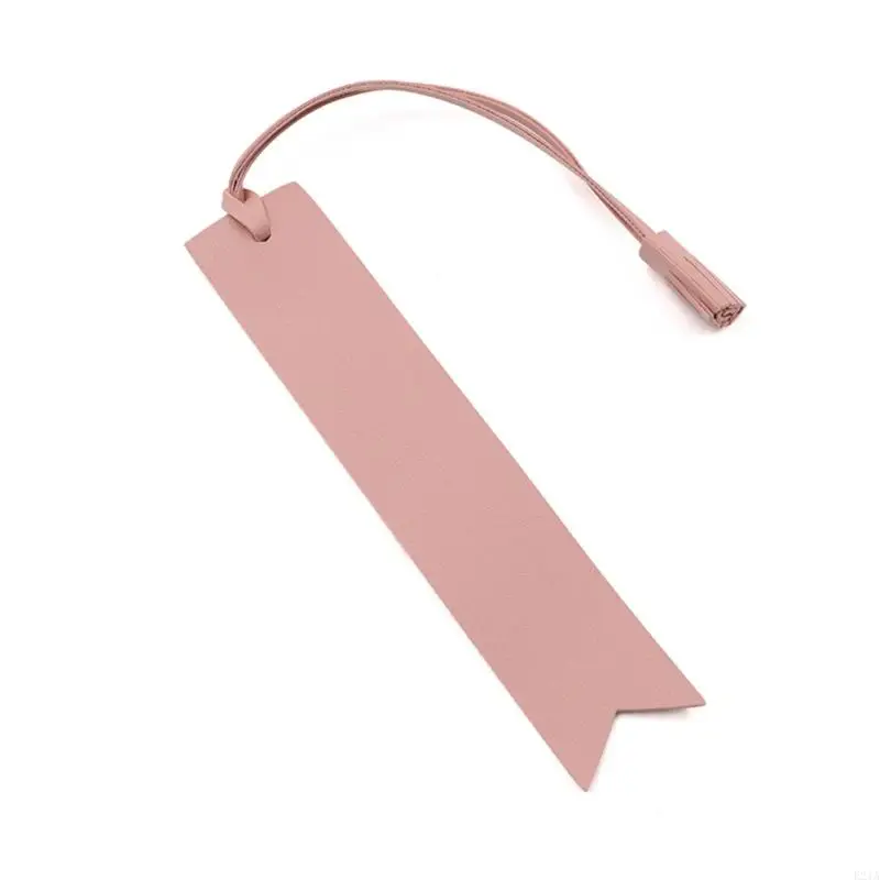 3Pcs Handmade Leather Bookmarks With Tassels Book Page Markers For Book Lover