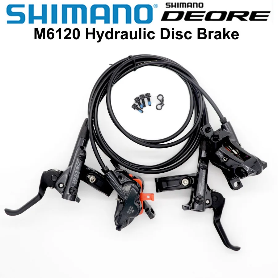 シマノ DEORE M6100 M6120 油圧ディスクブレーキセット 2ピストン