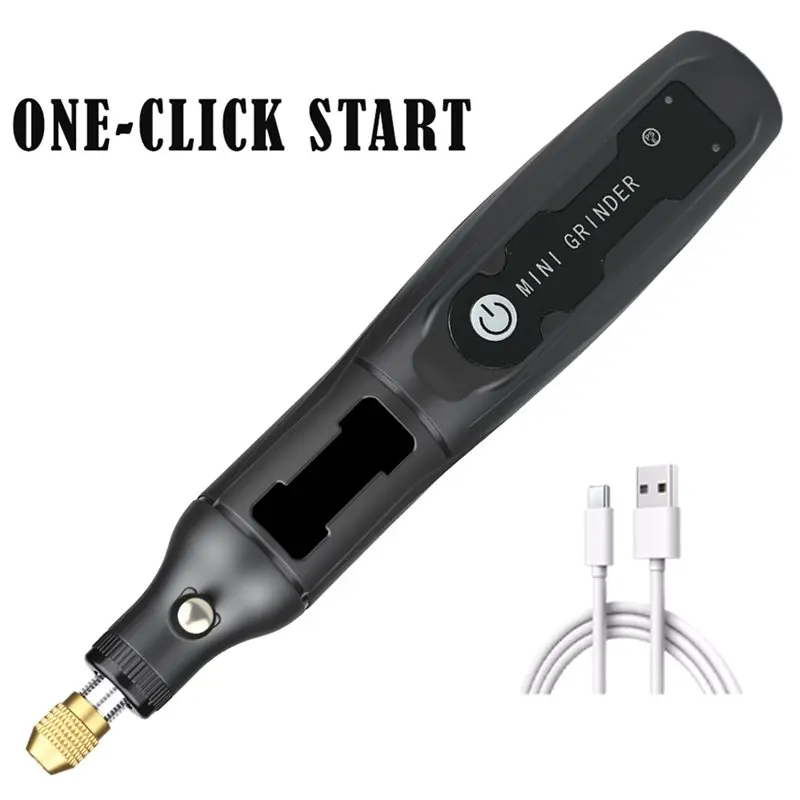AAAN-Cordless Mini Drill Handheld Rotary Tool One-Button Switch Fine Engraving Polishing Cutting Ideal Gift For DIY Hobbyist