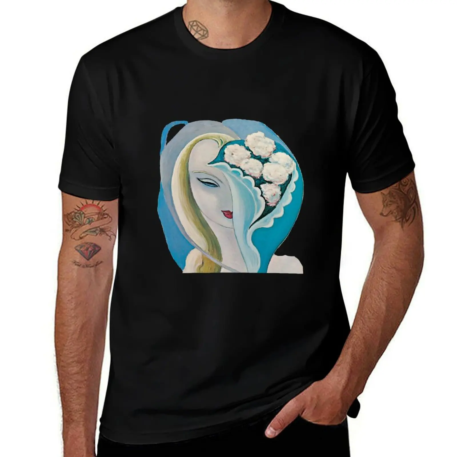 

LayaDerek and the Dominos T-Shirt funny shirt cotton Blouse tshirts personalised plain plus size men clothing