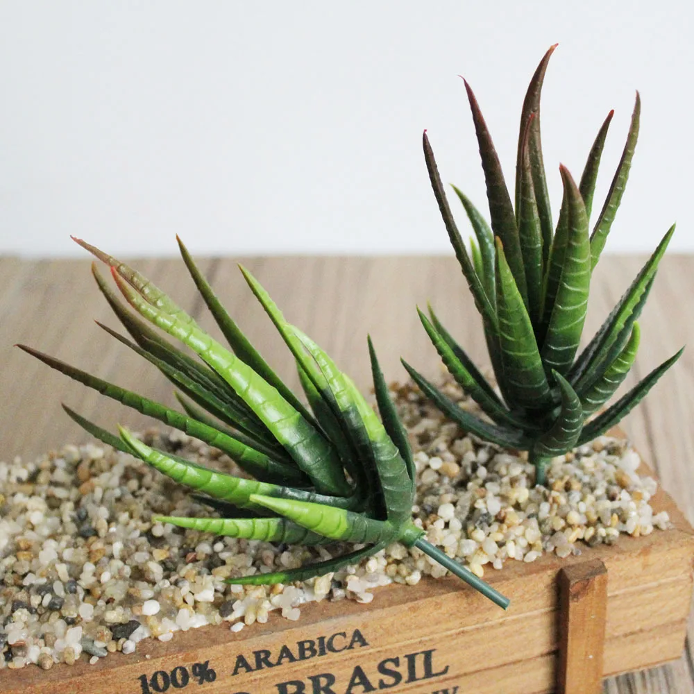 Green Pink Yellow Zebra Aloe Artificial Succulents Plants Home Garden  Decoration DIY Plants Wall Plastic Fake Plants Height=12cm - AliExpress 15