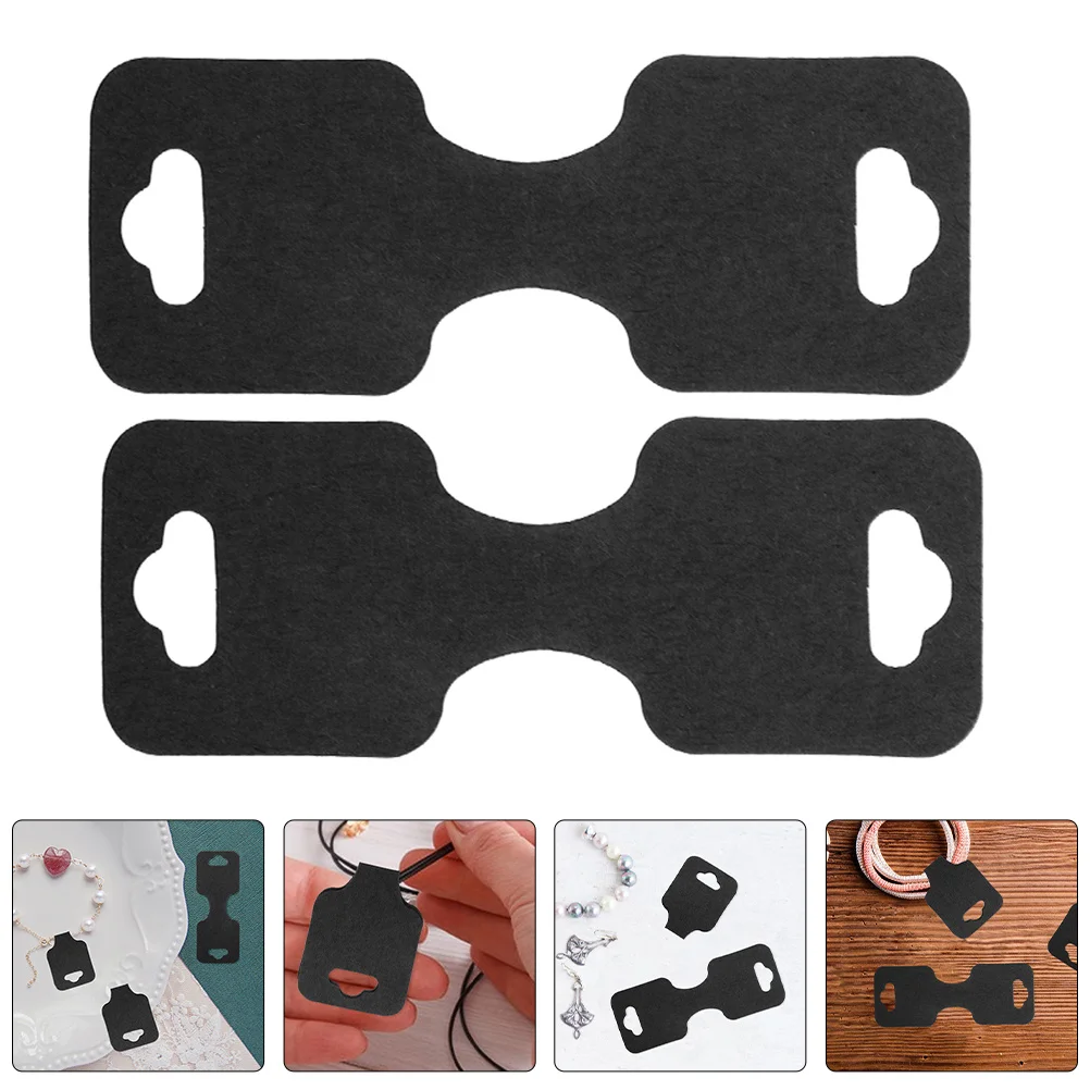 

50Pcs Blank Necklace Cards Folding Jewelry Display for Bracelets Rings Keychains Packaging Supplies Necklace Card Holder
