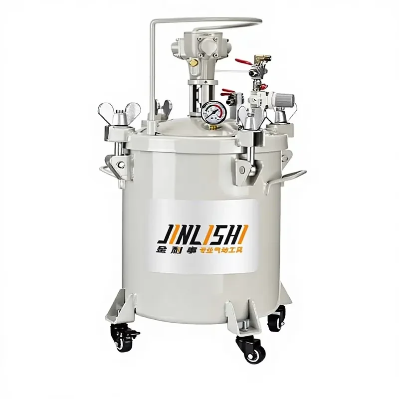 Pneumatic Pressure Barrel Spray Paint Pressure Tank High-pressure Stainless Steel Spray Glue Tank Automatic Stirring Paint