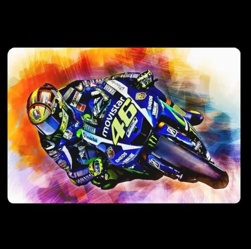 Moto Gp Racing Driver Motorcycle Metal Poster Tin Sign 20x30cm