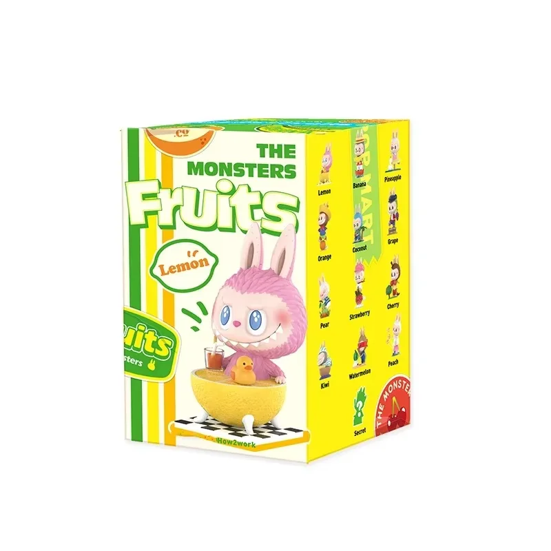 

THE MONSTERS Fruit Series Blind Box Toys Kawaii Surprise Guess Bag Cute Doll Anime Figure Home Model for Girls Gift