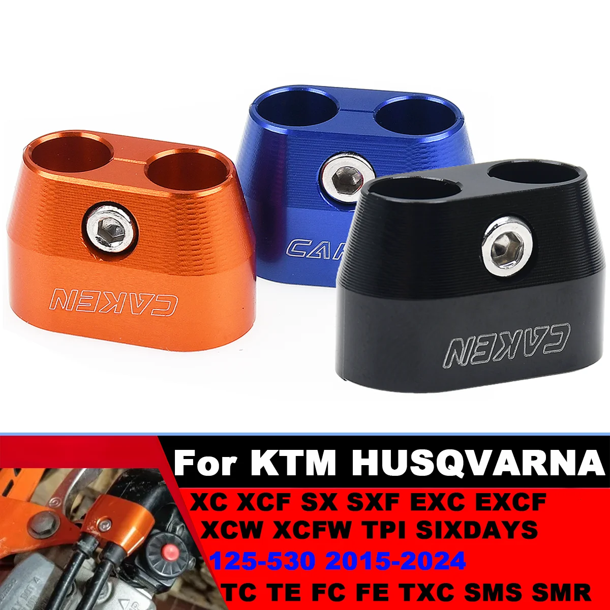 

CNC Throttle Cable Protection Guard Cover For KTM EXC SX XC SXF SXS XCF XCW XCFW XCRW 125 150 200 250 350 450 525 530 2015-2024