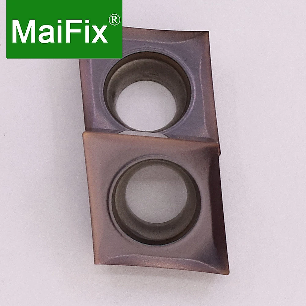 Maifix CCMT para aço inoxidável, Inserções de carboneto, alta qualidade, ferramentas de torneamento de tungstênio, 060208, 09T308, 120404, CNC, ZP19S, 10Pcs