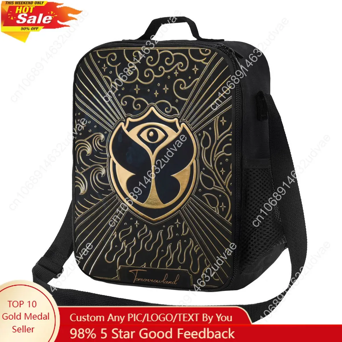 

Custom Tomorrowland Lunch Bag Men Women Warm Cooler Insulated Lunch Box for Adult Office