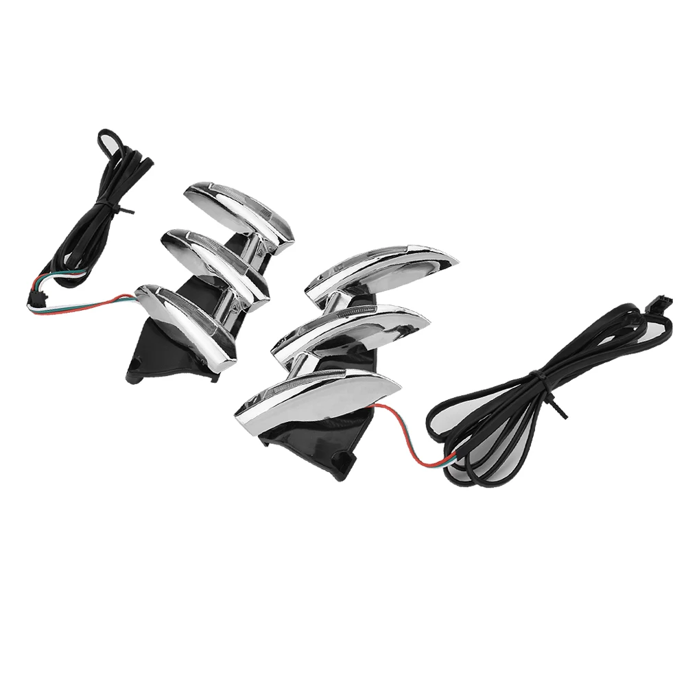 

For Honda Goldwing 1800 2001 to 2005 GL1800 Gold Wing GL 1800 Motorcycle Left Right Fender Trim Running Brake Light