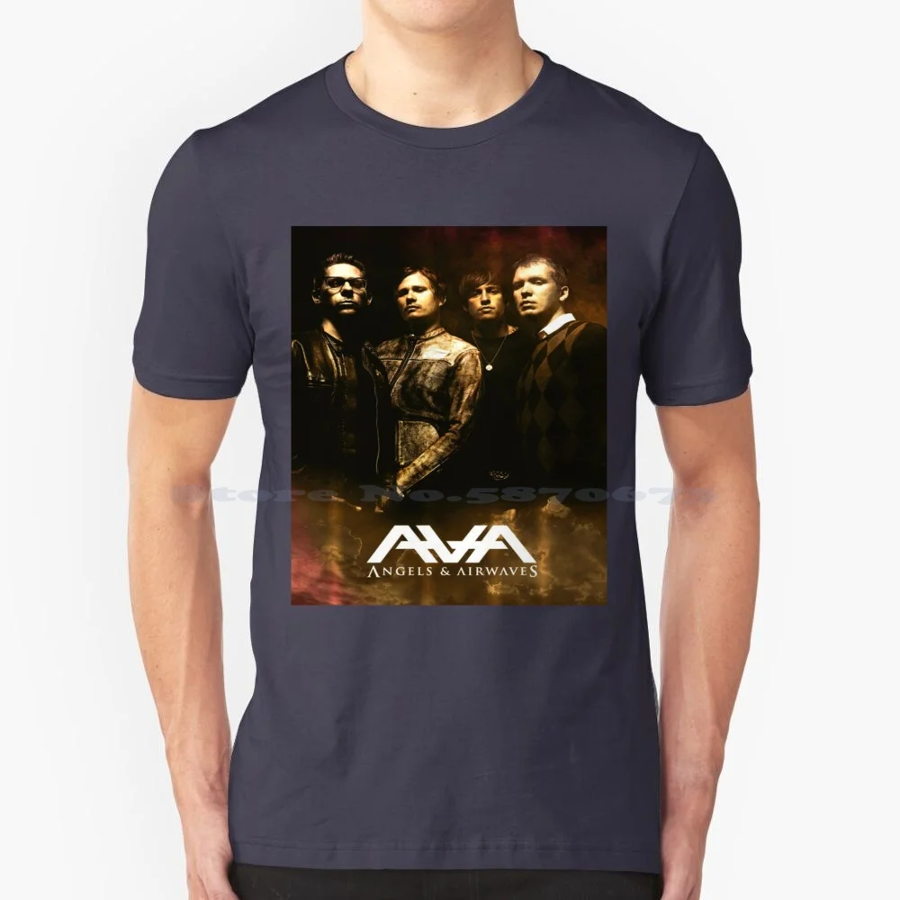 Angels And Airwaves Rock Band T Shirt 100% Cotton Tee Ava Punk Space Tom Delonge Scorpions Band Heavy Metal Angels Airwaves