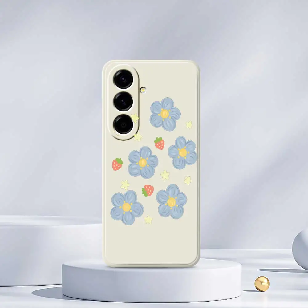 Small Fresh Flower Phone Case For Samsung Galaxy A56 A32 A23 A22 5G A32 A23 4G A55 A54 A53 A52 A51 A35 A34 A31 A25 Soft Cover