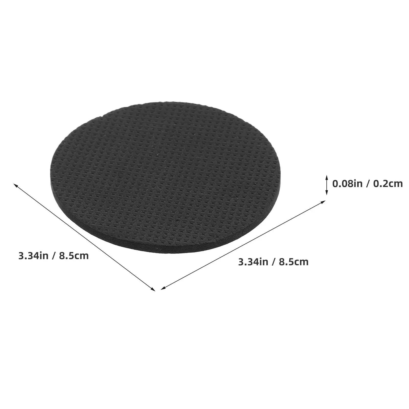 50Pcs Thickened Furniture Leg Pads Eva Anti-Slip Noise Reduction Floor Protectors for Dining Chairs Sofas Tables Stools Hardwood