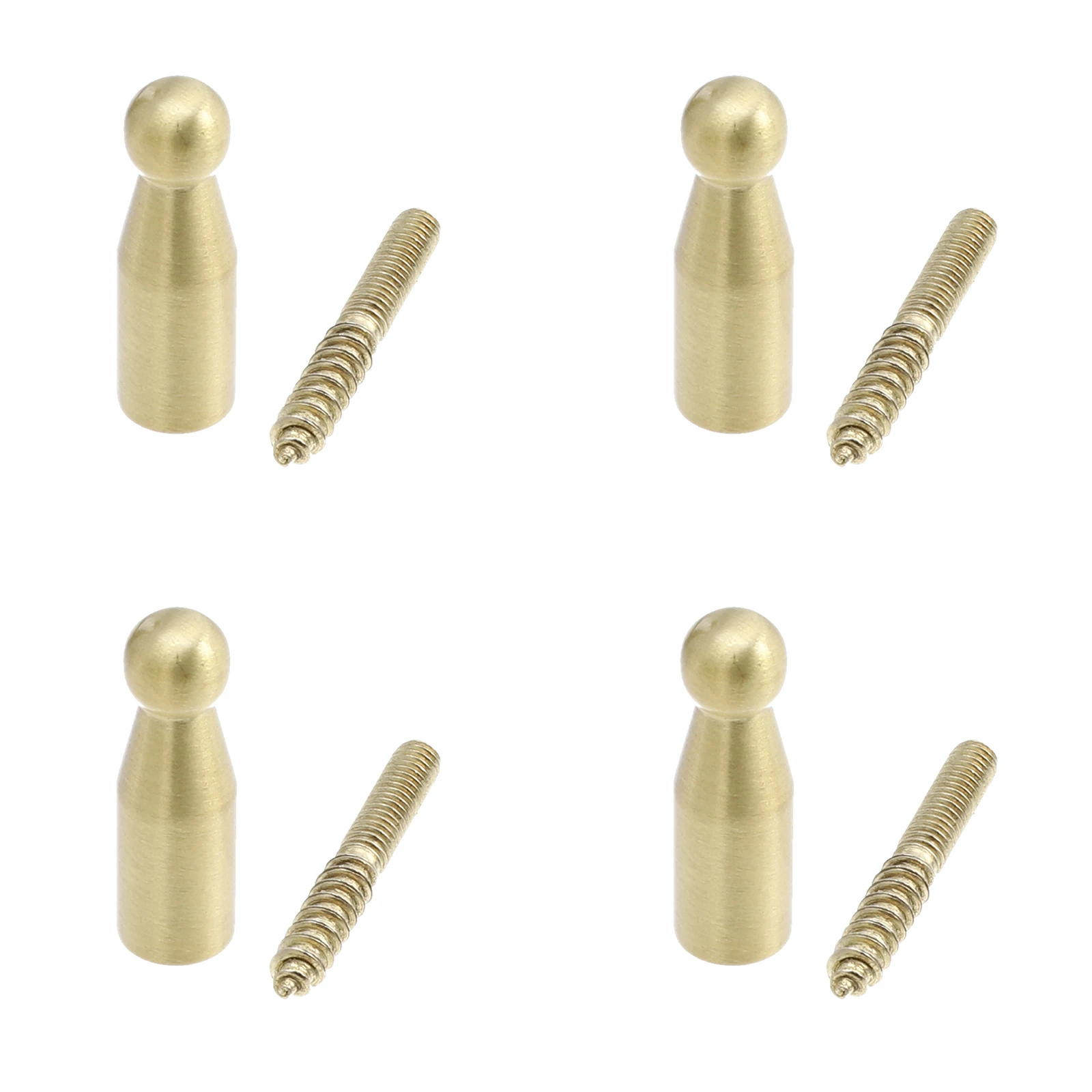 

4 Pcs Brass Hooks Rustproof Elegant Kitchen Bathroom Wall Door Hangers Clothes Rack Household Storage Accessories