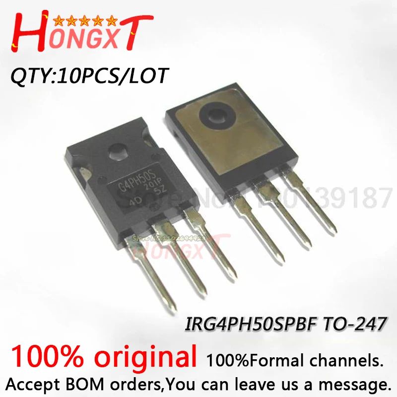 

10 шт. 100% новый IRG4PH50S IRG4PH50SPBF G4PH50S TO-247 FET 57A 1200V