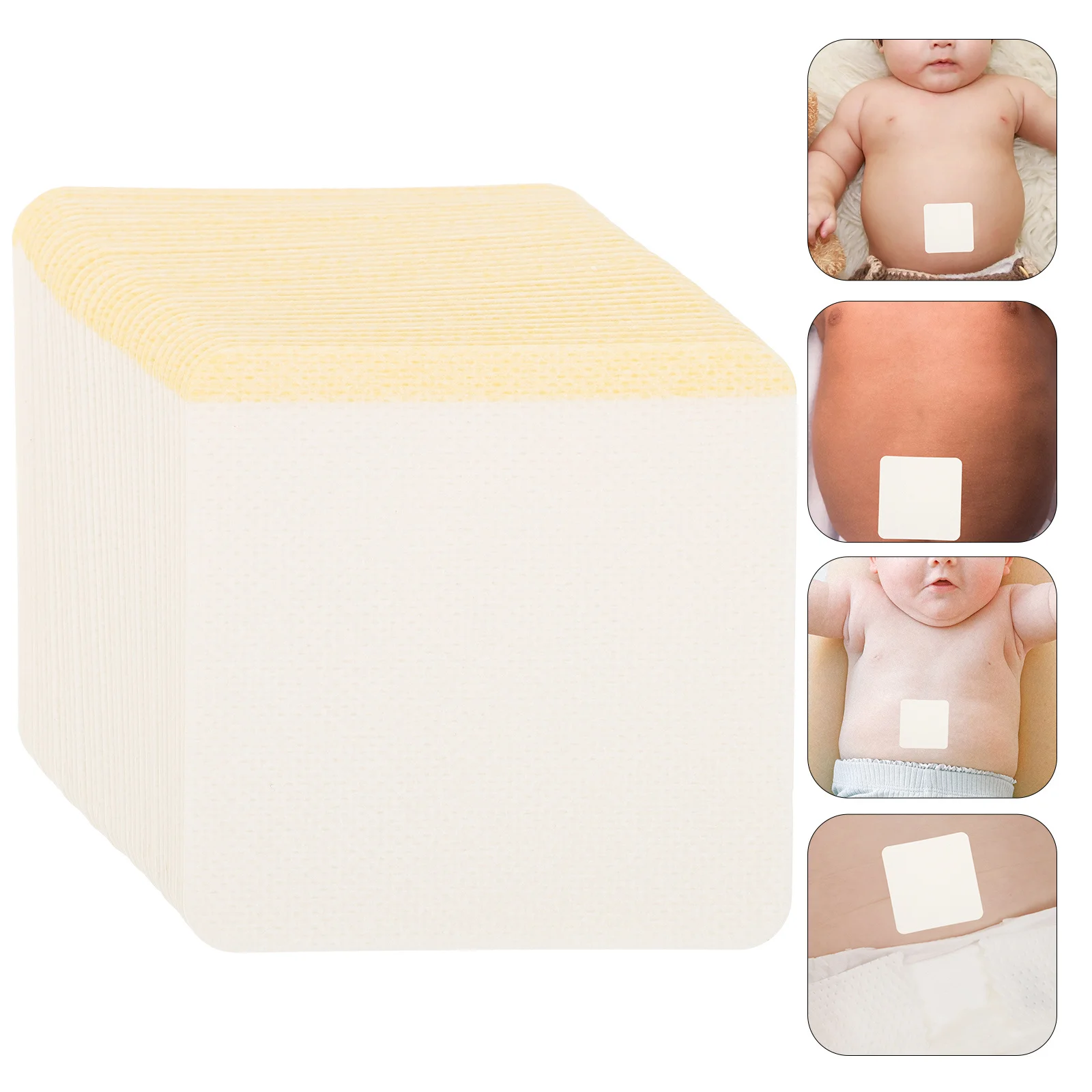 

Self-Adhesive Disposable Breathable Belly Button Patch Protectors for Umbilical Cord Healing Waterproof