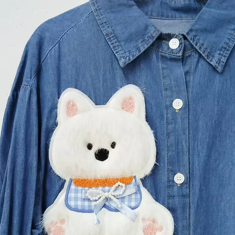 

Модный джинсовый топ с бантом в европейском стиле для женщин, весенне-осенняя новая куртка небольшого размера