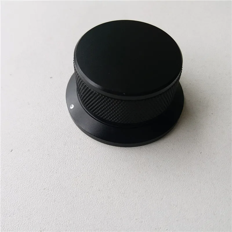 1Pcs Aluminum Alloy Knob For Potentiometer Knobs Cap Black Knurled 50*25mm Car Knob Switch Encoder Volume Control For Amplifier