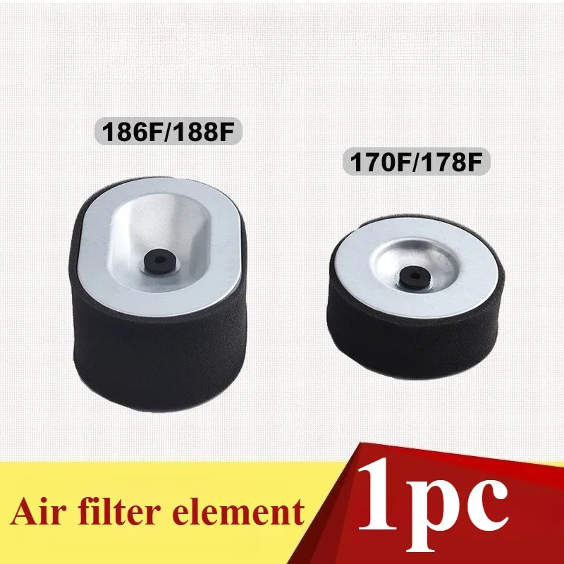 Air Filter Element Accessories for  Air Cooled Diesel Generator Engine 170 178F 186 188F 192F/198/1100 1PC