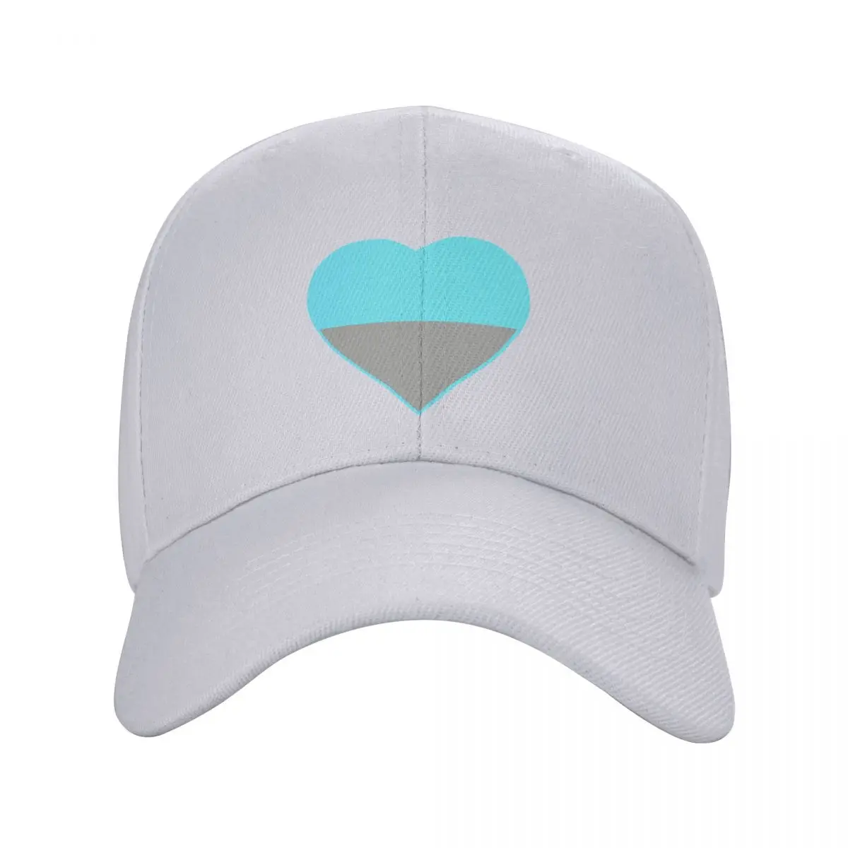 Pride Flag Heart Autosexual Baseball Cap beach hat Uv Protection Solar Hat Wild Ball Hat Women's Hats For The Sun Men's