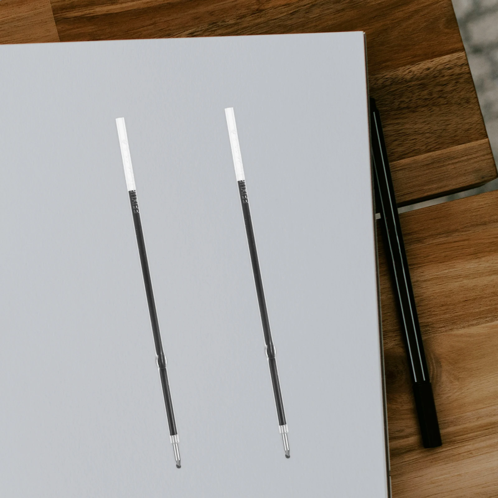 100 قطعة عبوات أقلام قابلة للسحب حبر أسود 0.7 مللي متر طرف متوسط عالمي مناسب للكتابة السلسة اللوازم المكتبية عبوات أقلام أسود