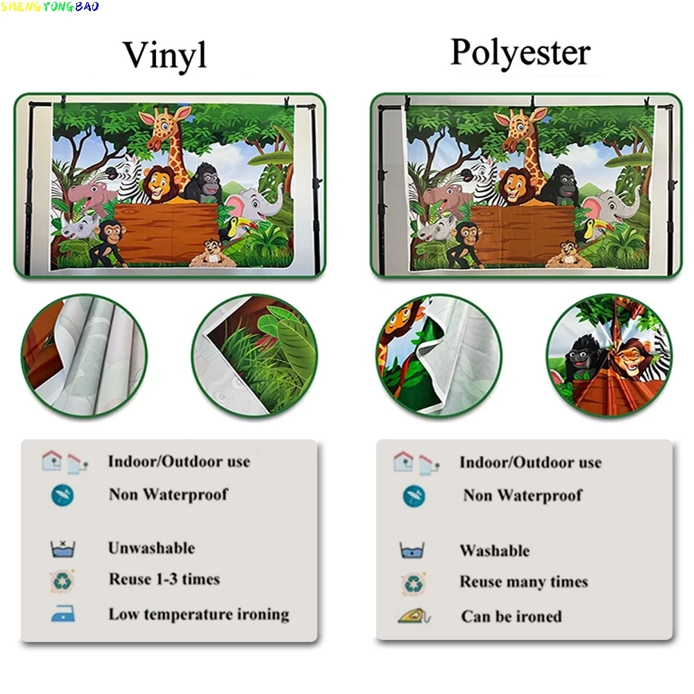 Let's PAW-TY Pet Party Backdrops Cute Dog Cat Cake Table Birthday Decoration Baby Portrait Photography Background Photo Studio