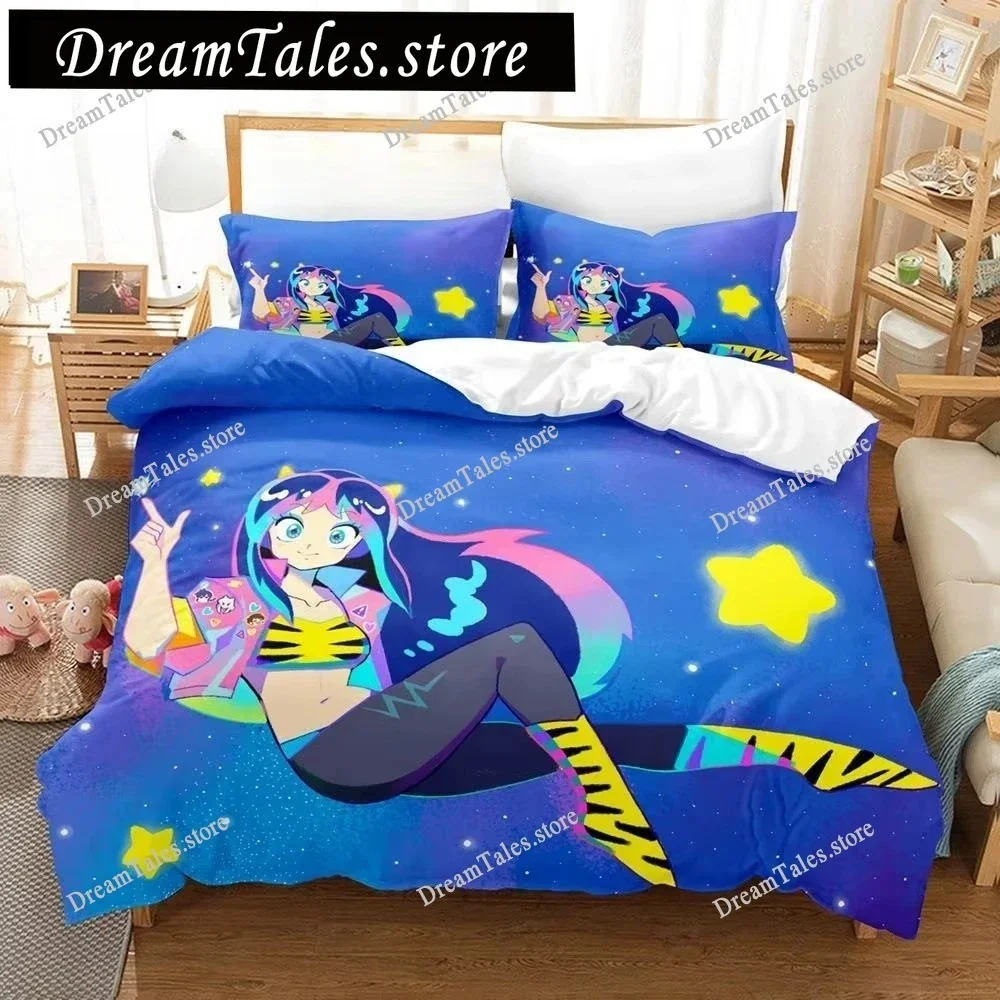 

3D Printed Anime Urusei Yatsura Lum Bedding Set Duvet Cover Bedroom Comforter Single Twin King _Size Quilt Cover Home Textiles74