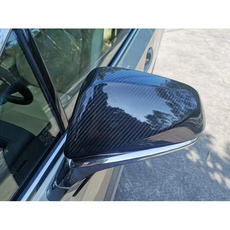 Real Carbon fiber Rear view Side mirrors Cover For Lexus NX RX NX200 RX450h 2015-2022 2021 Rearview Mirror Cover Cap Auto