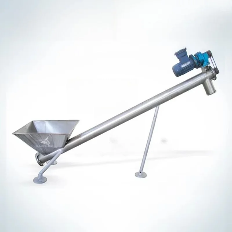 ناقل لولبي عالي السرعة من الفولاذ المقاوم للصدأ 304/316 ناقل لولبي صناعي حراري قابل للتخصيص